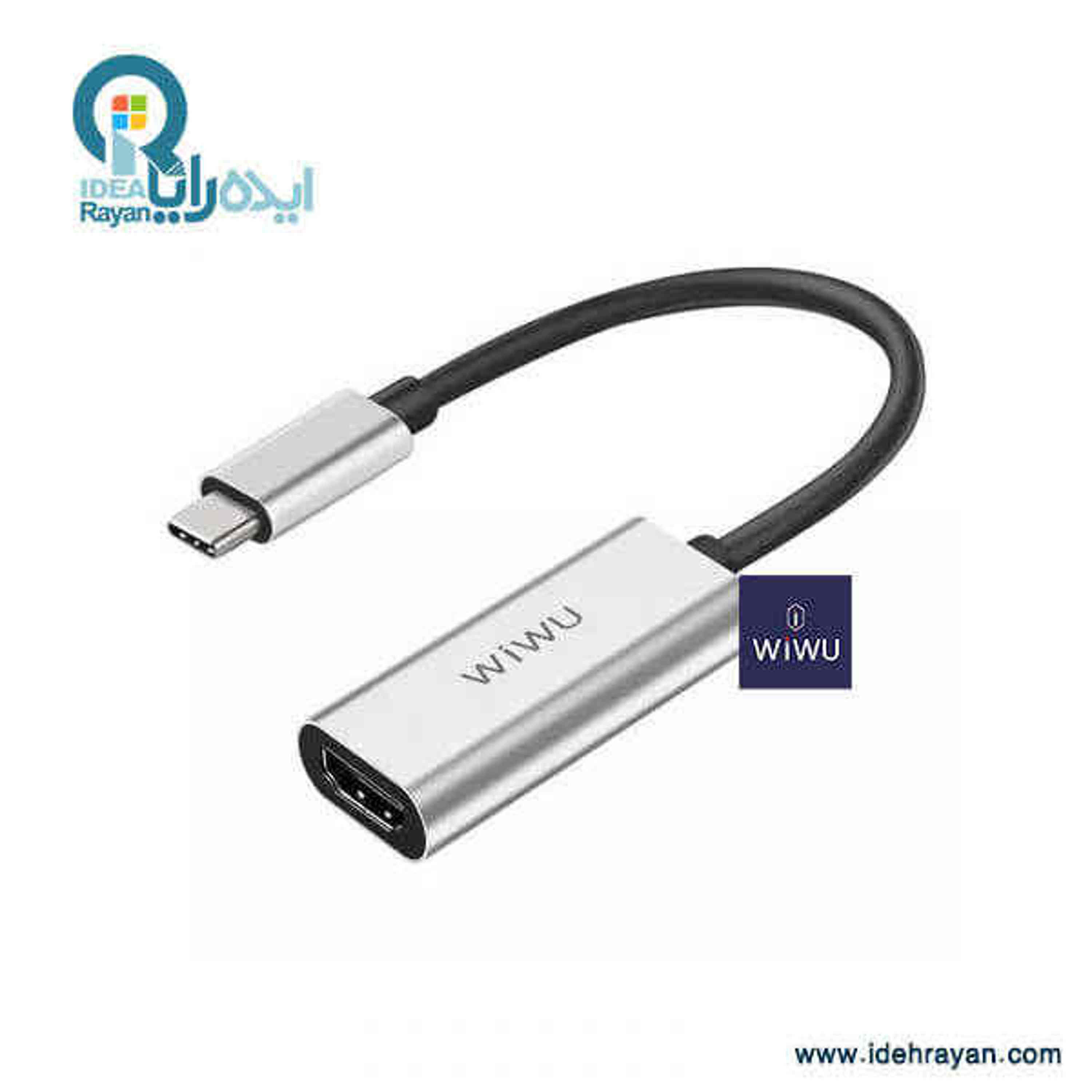 مبدل تایپ سی به اچ دی ام آی ویوو WiWU Alpha HDMI Type-C Hub